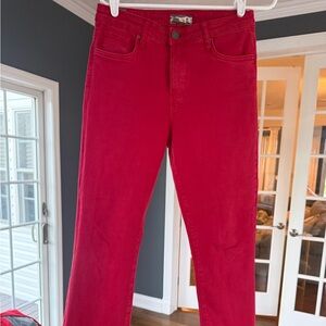 Kut From the Kloth Kelsey Fab Ab Red Jeans size small